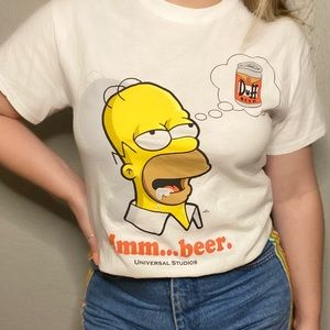 Universal Studios The Simpsons Cartoon T-shirt
